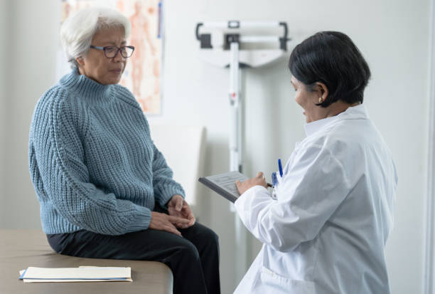 istock Senior Woman at the Doctors 1352903349