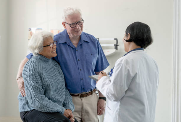 istock Senior Couple at the Doctors 1352903360