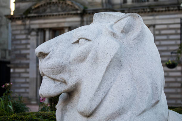 istock Lion Sculpture at Glasgow Cenotaph in Glasgow, Scotland 1352905813