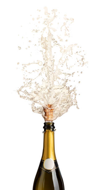 샴페인 풀코킹 병 - cork wine bottle wine champagne 뉴스 사진 이미지