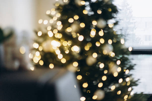istock Christmas illumination bokeh garland lighting festive abstract unfocused background concept 1352910251