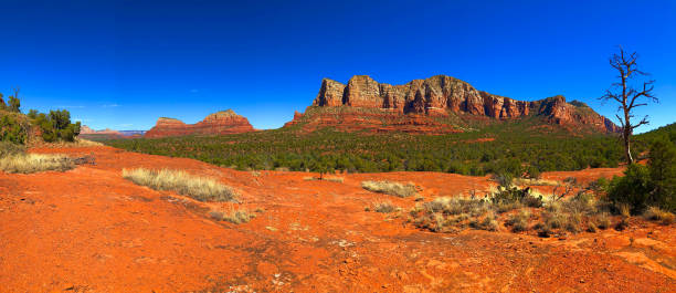 istock Panoramic View of Munds Mountains Sedona Arizona. 1352912607