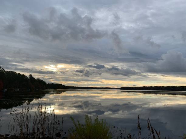 istock Morning Sky over the Reservoir 1352930079