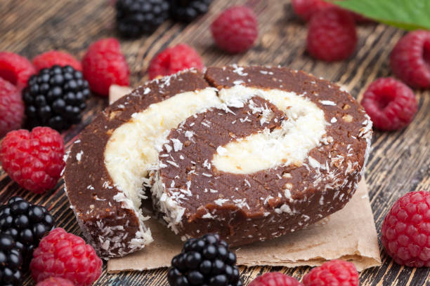 istock chocolate cake with creamy coconut filling 1352930344