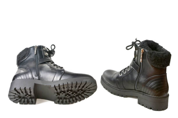 istock High boots for women and black. 1352931502