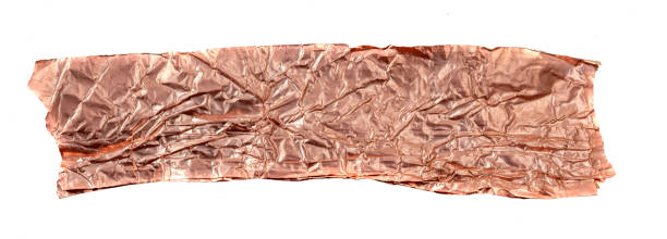 istock copper crumpled sheet on a white isolated background 1352934253