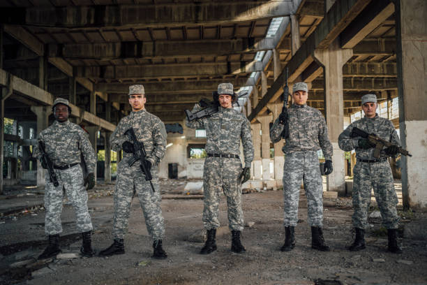 istock Soldiers on a mission 1352936853