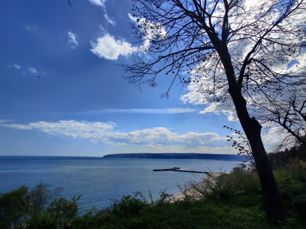 istock Varna city and Black sea 1352943412