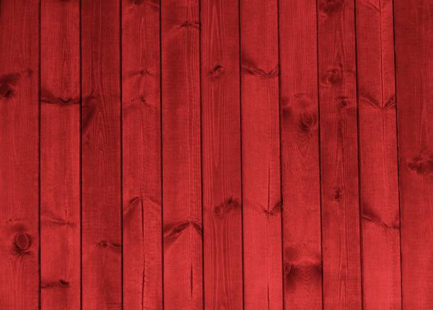red vertical wooden planks boards wall background texture.wood desk,table, floor photo mockup wallpaper design. christmas frame for decoration. - antique old fashioned close up color image imagens e fotografias de stock