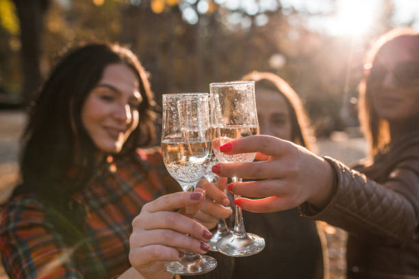 istock Close-up of drinking glasses 1352979180