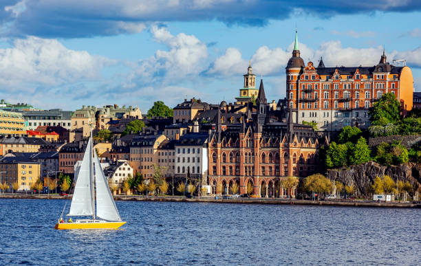 istock Sailboat in Stockholm, Sweden 1352979230