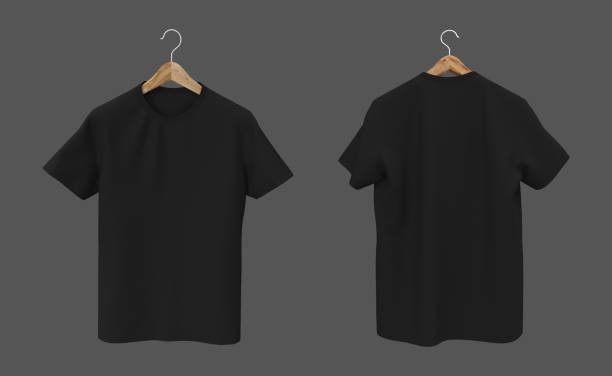 istock men's short-sleeve t-shirt mockup in front, and back views 1352980655