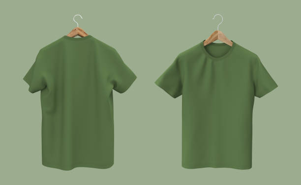 istock men's short-sleeve t-shirt mockup in front, and back views 1352981350