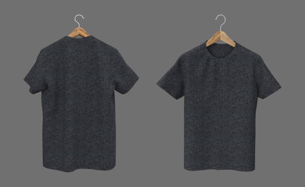 istock men's short-sleeve t-shirt mockup in front, and back views 1352983664