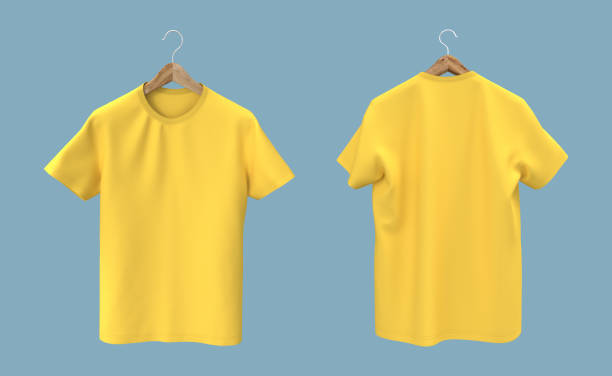 istock men's short-sleeve t-shirt mockup in front, and back views 1352983669