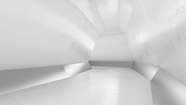 istock Futuristic Tunnel with Neon Lights 1352991473