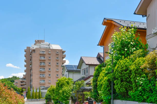 istock Japan's residential area. 1352994582