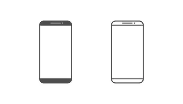 Vector illustration of Smartphone icon vector