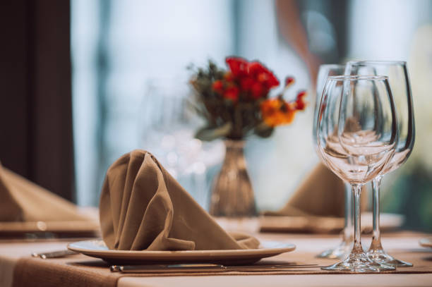istock Elegant table set for an event party or wedding 1353016863