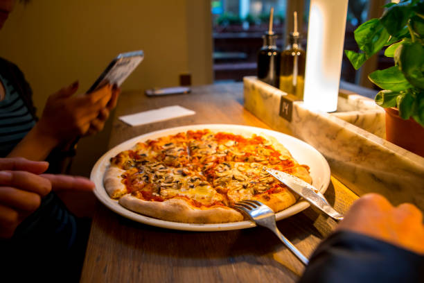 istock Germany, Berlin, Italy, buffet restaurant, pizza 1353018210