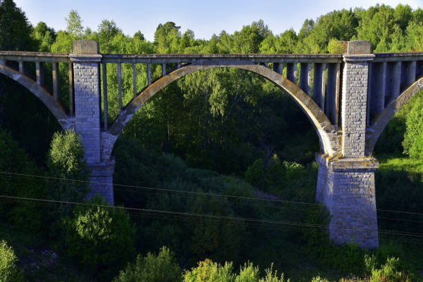 istock An old century-old railway viaduct across the Iren River 1353024402