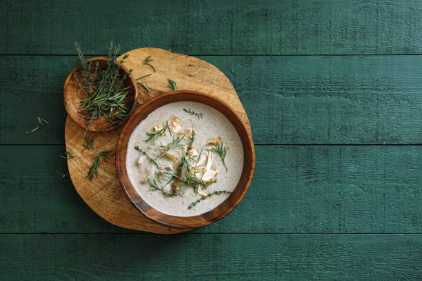 istock Vegan Wild Mushroom Soup 1353030291