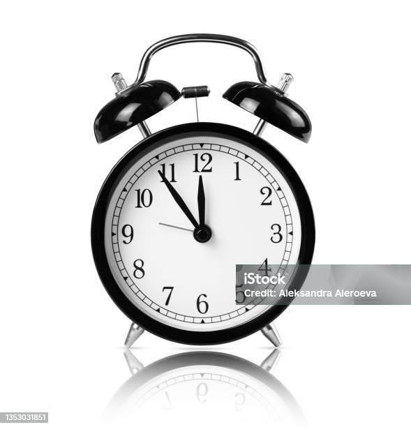 Isolated Watch Stock Photo - Download Image Now - Alarm Clock, White Background, Clock