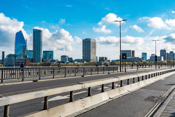 Safety Traffic barrier Safety Traffic barrier waterloo bridge stock pictures, royalty-free photos & images