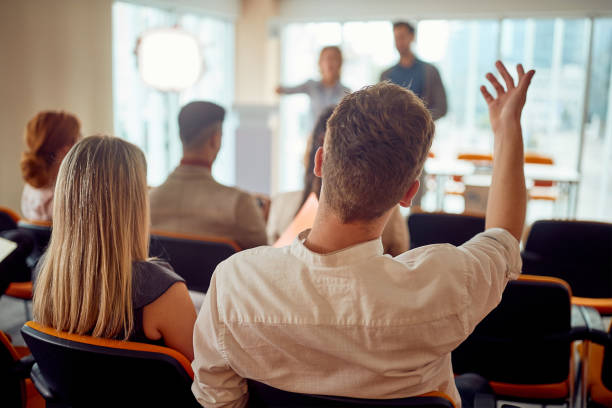 istock people learning  business during presentation.Conference Meeting  Training. 1353046316