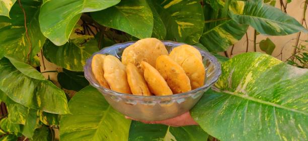 istock Indian Kachori, ready to serve in plate. 1353051031