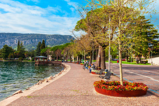 istock Garda Lake Waterfront in Italy 1353051484