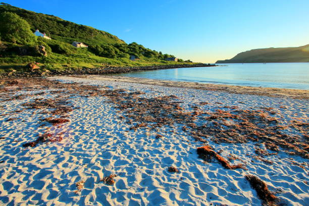 Coastal scenery on the island of Mull stock photo