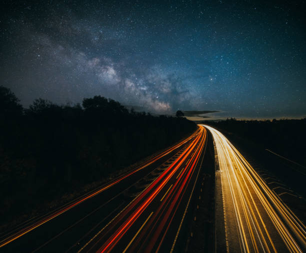istock United Kingdom Highway at night 1353056179