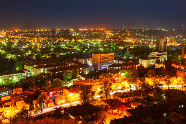 istock Pyatigorsk city aerial panoramic view 1353057055