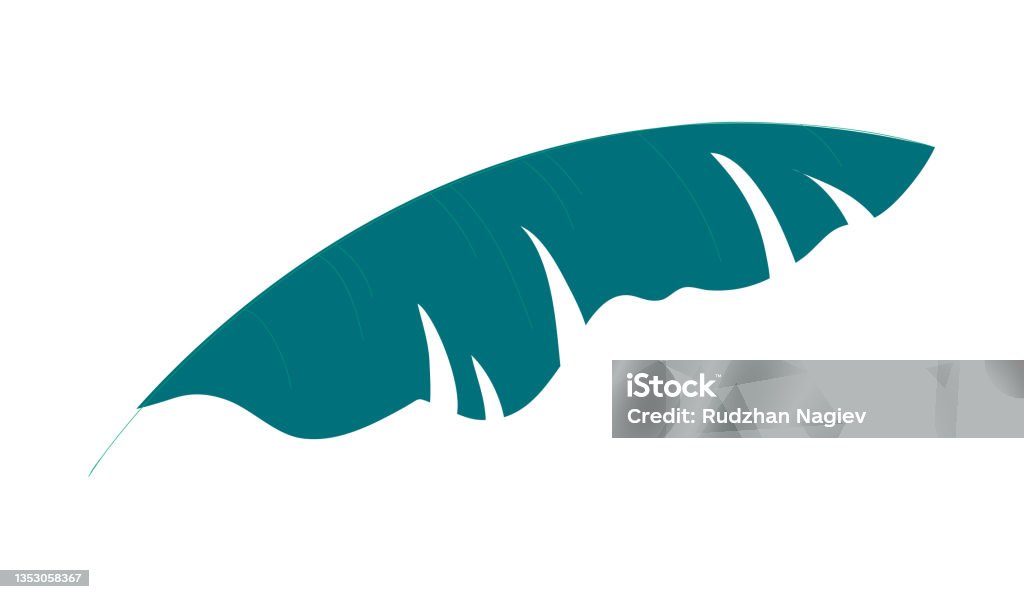 Blue Leave Tree Sticker Blue Leaf Sticker Stock Illustration - Download Image Now - Sea, Summer ...