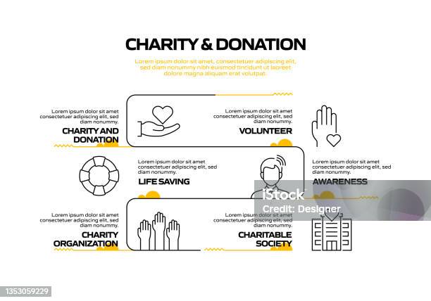 Picture Process Donation Charity And Donation Related Process Infographic Template Process ...