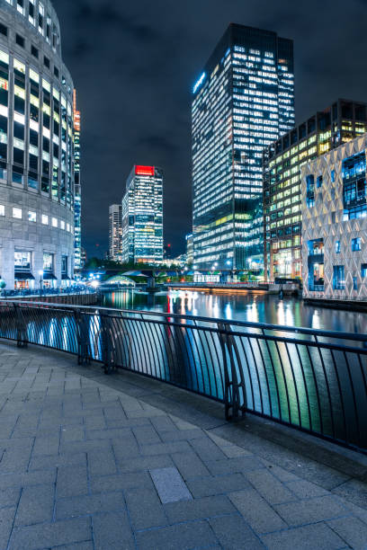 istock Canary Warhf district at night, London, united Kingdom 1353063752