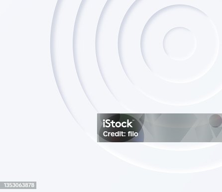 istock Concentric Neumorphic Circles Background Abstract 1353063878