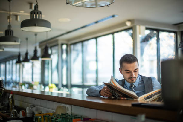 istock a young businessman owns a restaurant 1353066133