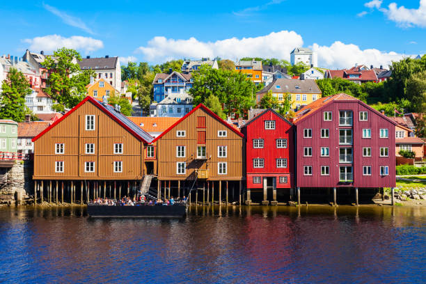 istock Colorful old houses, Trondheim 1353068098