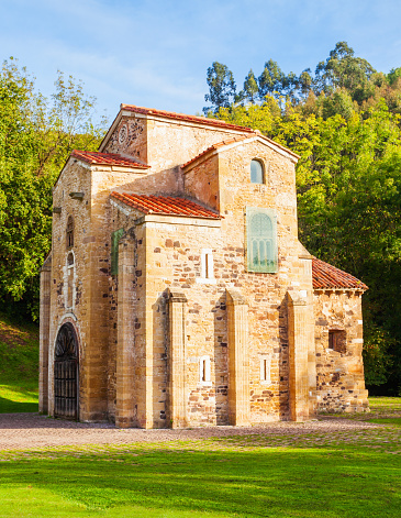 Church of San Miguel or St. Michael de Lillo is a roman catholic church on the Naranco mount, near Santa Maria del Naranco in Oviedo, Spain