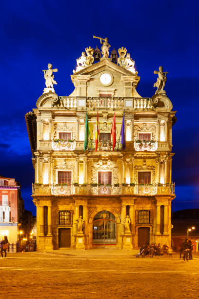 istock Pamplona Town Hall in Spain 1353072347