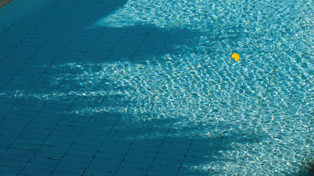 istock Light and shadow at the swimming pool 1353072409