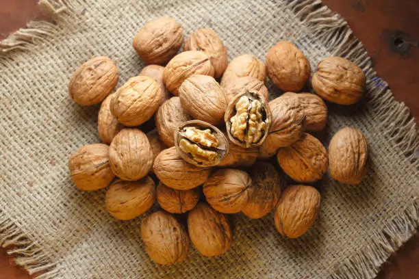 Photo of walnuts dry fruits