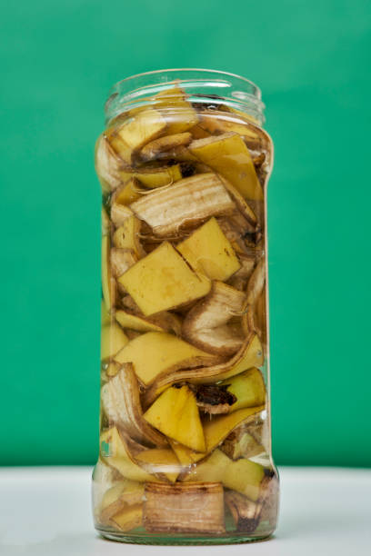 istock Banana peel fertilizer 1353079028