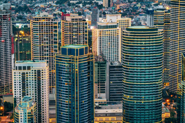 modern office and Apartment Buildings Manila, Philippines