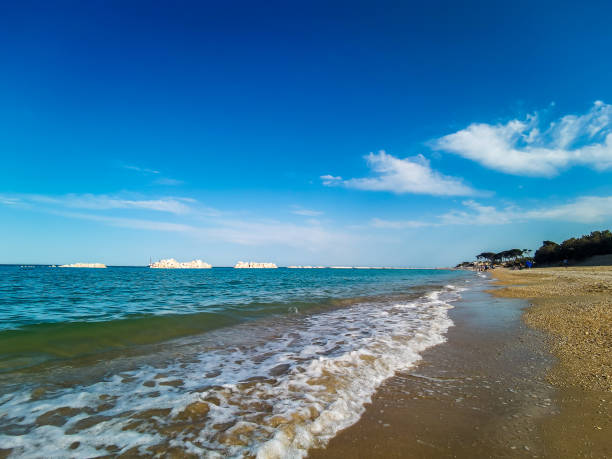 beach and sea , picture taken in Porto Recanati, Macerata, Marche, Italy beach and sea , Digital created image Picture macerata italy stock pictures, royalty-free photos & images