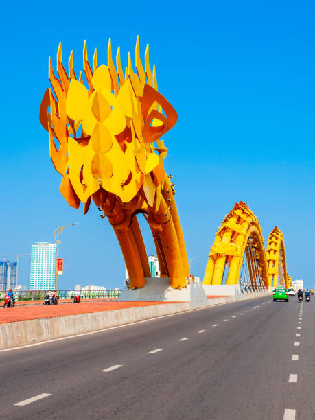 istock Danang Dragon bridge in Vietnam 1353086844