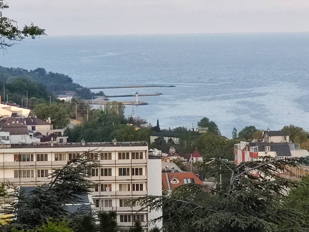 istock Varna city and Black sea 1353089296