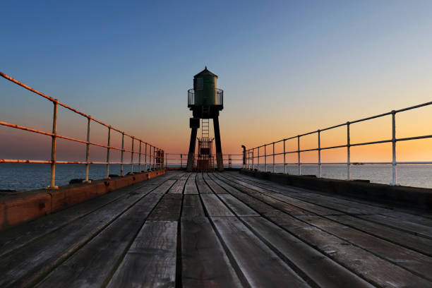 istock Sunrise in Whitby Town 1353092932